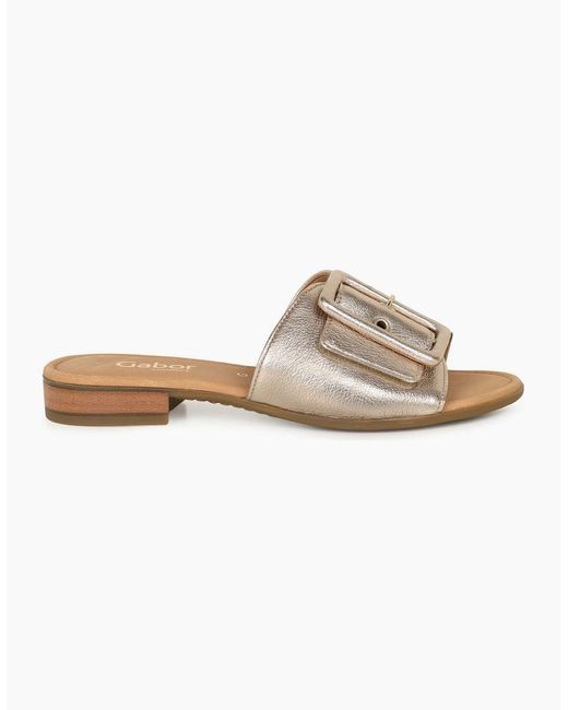 Gabor White Loco Sandals