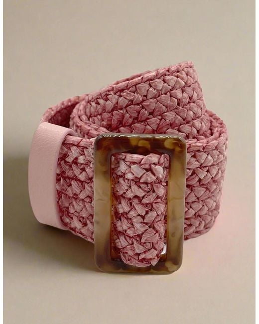 Nooki Design Pink Mimi Woven Belt