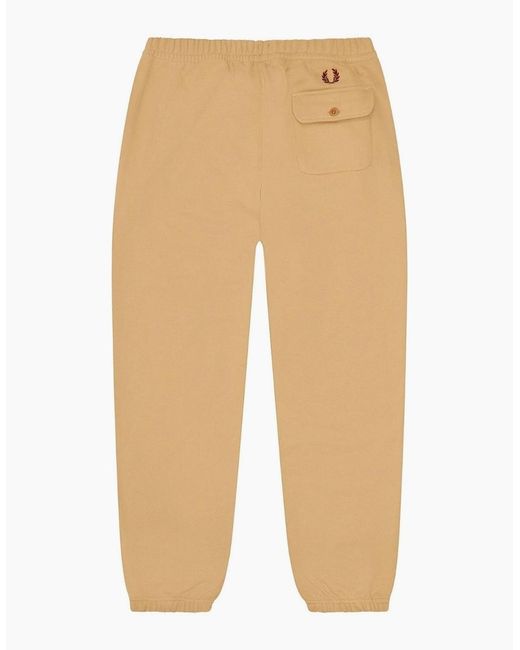 Fred Perry Natural Pocket Detail Desert Track Pants for men
