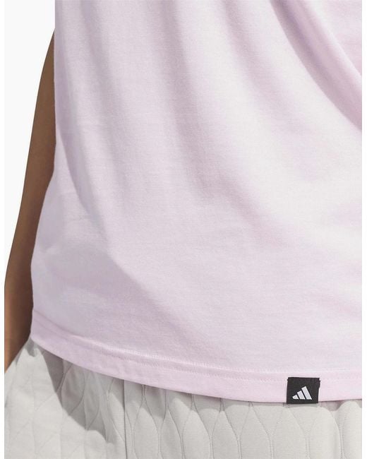 Adidas Pink Slide V Neck T-Shirt for men