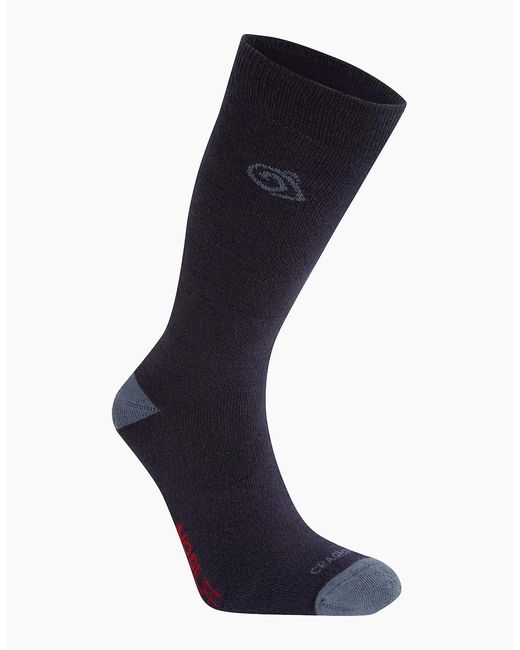 Craghoppers Black Adult Adventure Insect Repellent Boot Socks