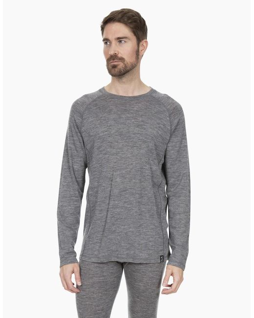 Trespass Gray Wexler Merino Base Layer Top for men