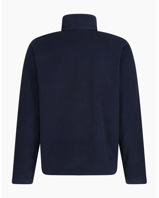 Regatta Blue 170 Series Anti-Pill Zip Neck Micro Fleece for men