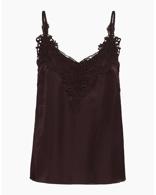Cream Black Anna Top
