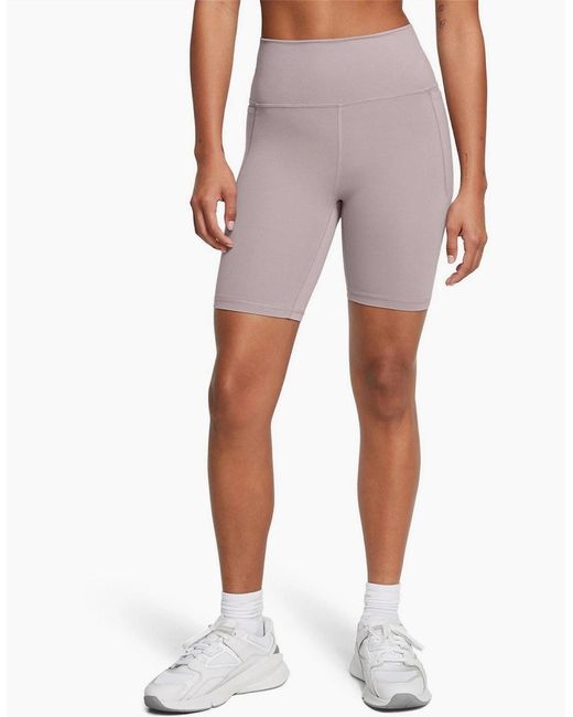 Under Armour Purple Meridian Bike Sht