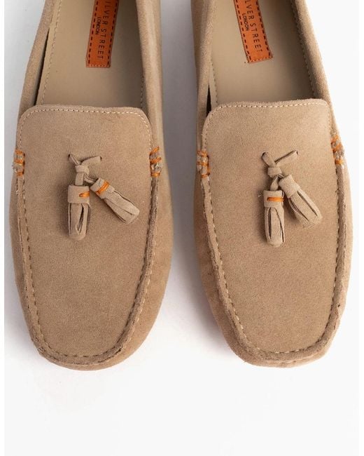 Silver Street London White Jackson Loafers for men