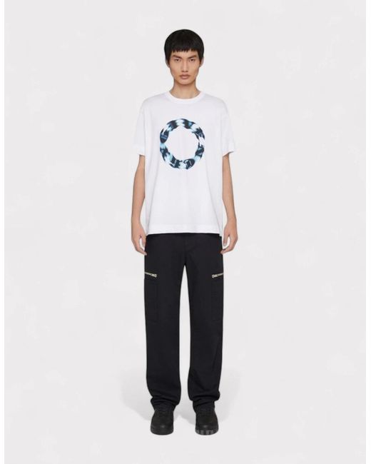 Givenchy Blue Oversized T-Shirt for men