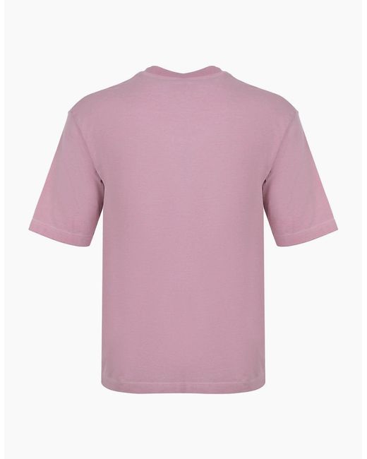 DSquared² Pink Best Fade Loose Fit Cartoon Logo T-Shirt Dusty Antic Rose for men