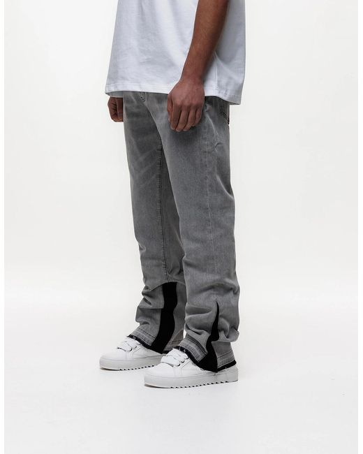 Magrit Gray Pierre Flared Jeans for men