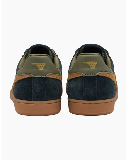 Gola Blue Equipe Ii Suede Trainers for men