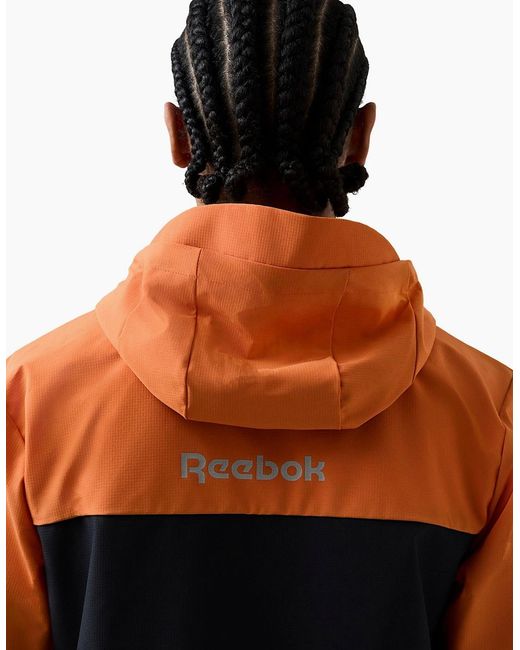 Reebok Orange Burbage Oh Windrunner for men