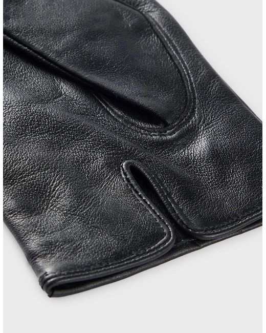 Boss Black Boss Hainz-Me Leather Gloves A1-24 001 for men