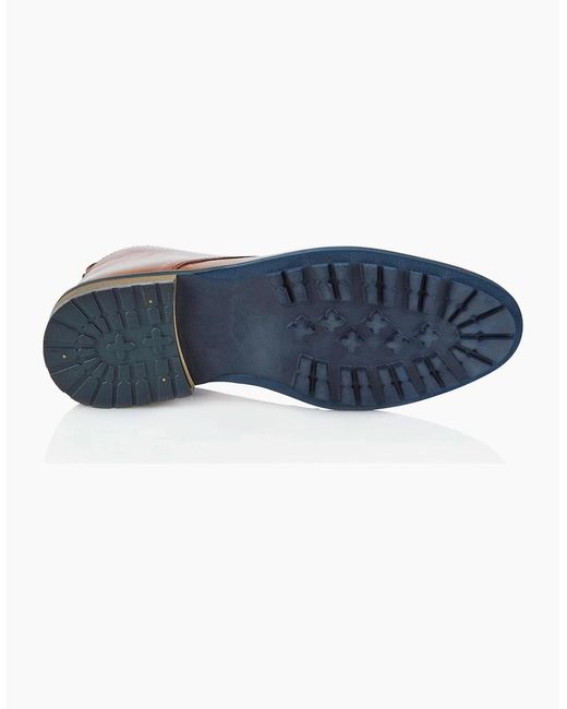 Silver Street London Brown Ludgate Boots Tan for men