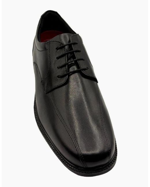 Rockport Black Corbin Tramline Shoes for men