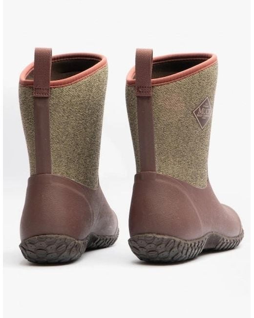 Muck Boot Brown S Muckster Ii Mid Rubber Short Boots Raisin