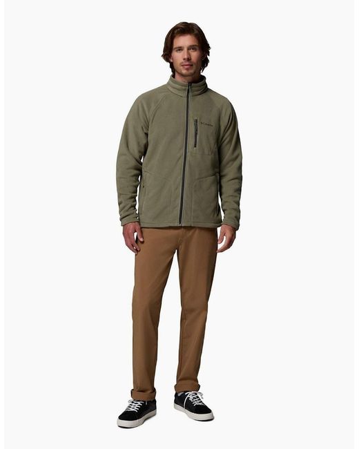 Columbia Green Fast Trek Ii Full Zip Fleece Jacket for men