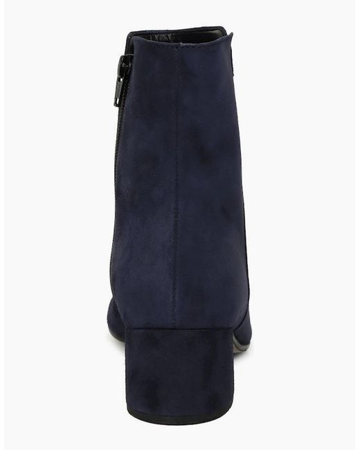 Gabor Blue Abbey Ankle Boots
