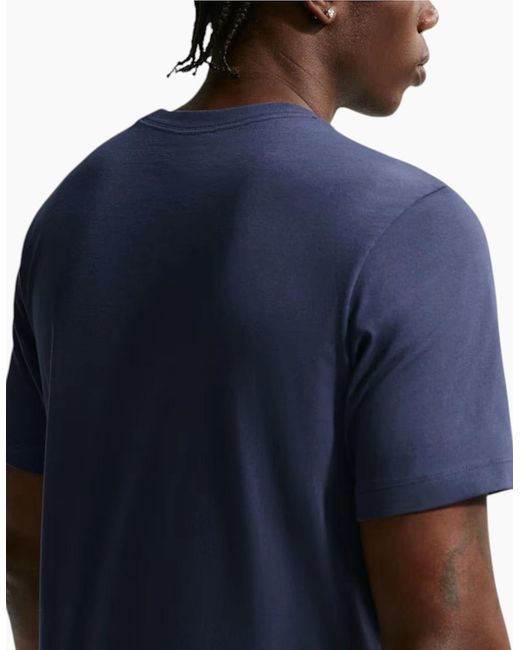 Nike Blue Ar4997 Club T Shirts Cotton for men