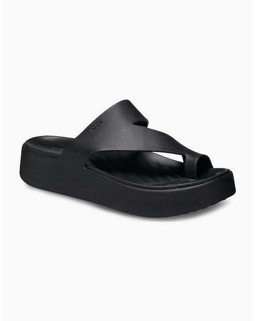 CROCSTM Black Getaway Platform Synthetic Sandals