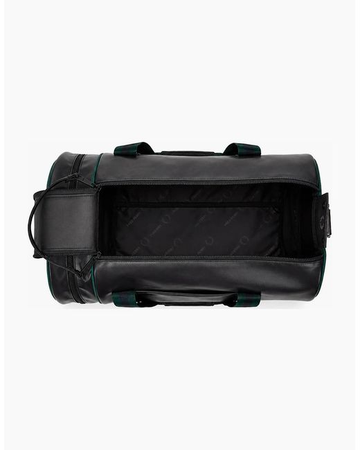 Fred Perry Black Classic Barrel Bag/Grassroots for men