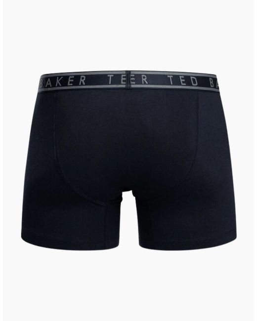 Ted Baker Blue 3-Pack Palms Print Boxer Briefs for men