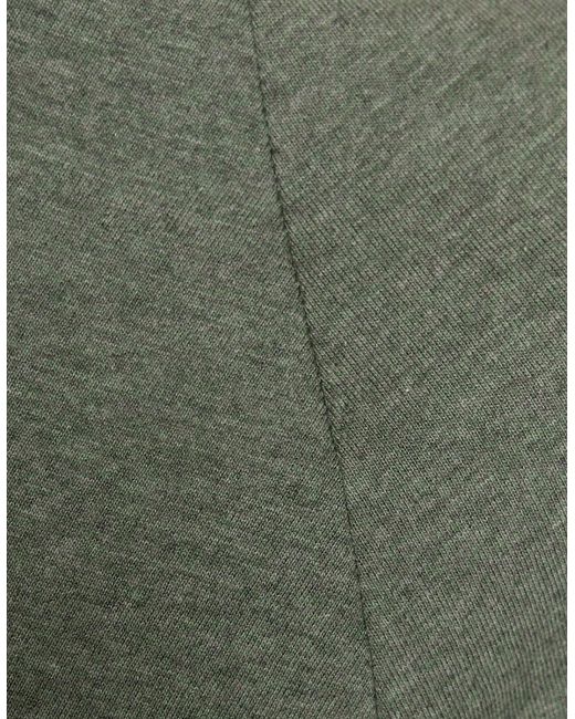 Lyle & Scott Green Marl Raglan T-Shirt for men