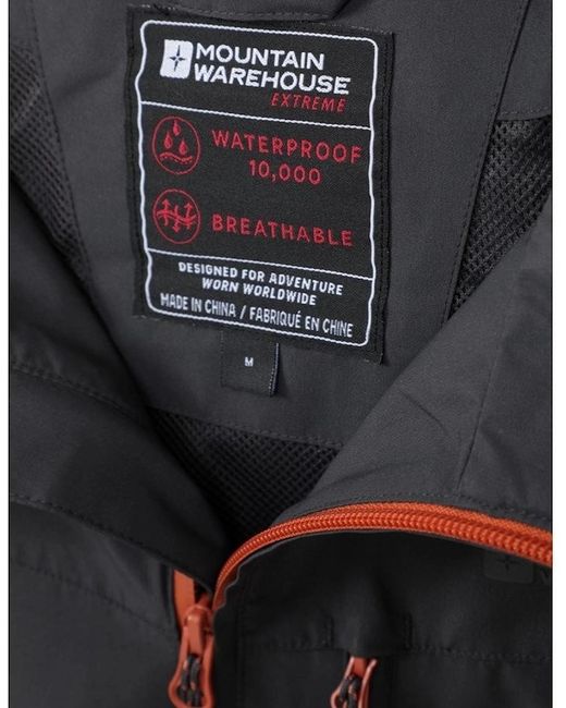 Mountain Warehouse Blue Brisk Extreme Waterproof Jacket for men