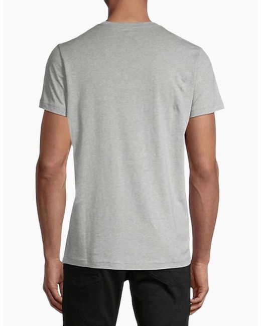 DIESEL Gray T Diego Division T Shirt Short Sleeve Tee Casual Cotton Summer Top for men