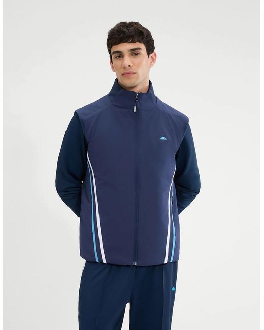 Ellesse Blue Rushano Gilet for men