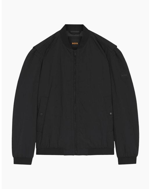 Boss Black Ovarsi Soft Touch Bomber Jacket for men
