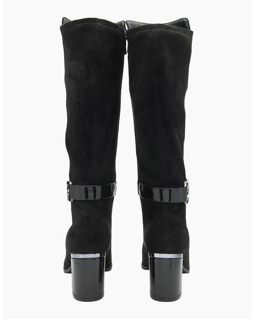 Lotus Black Harwin Knee High Boots