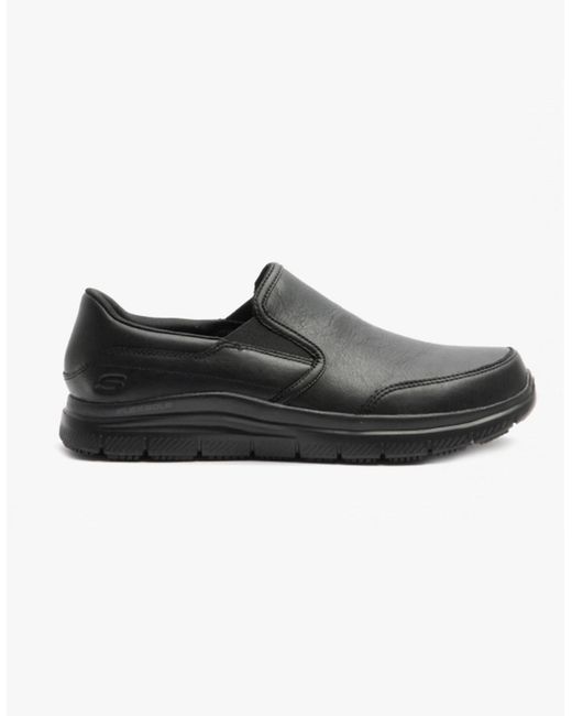 Skechers Black Work 77071Ec Flex Advantage for men