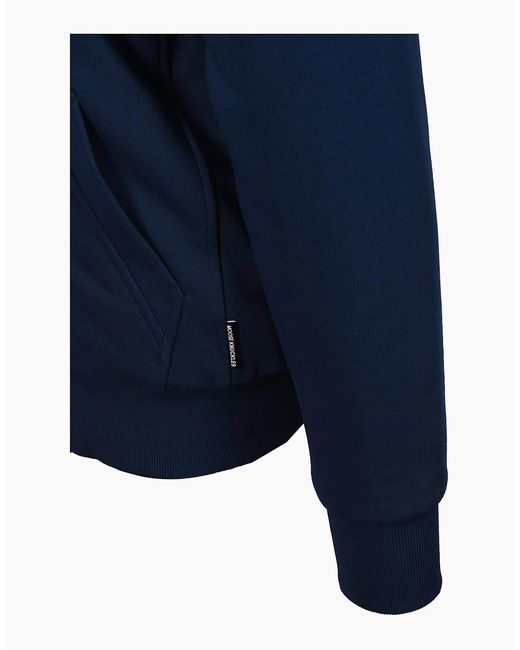 Moose Knuckles Blue Classic Bunny Hooded Full Zip Nightfall for men