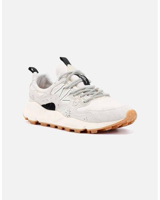 Flower Mountain White Yamano 3 Off Trainers