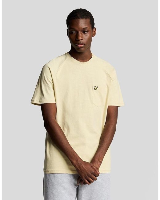 Lyle & Scott Brown Raglan Tee for men