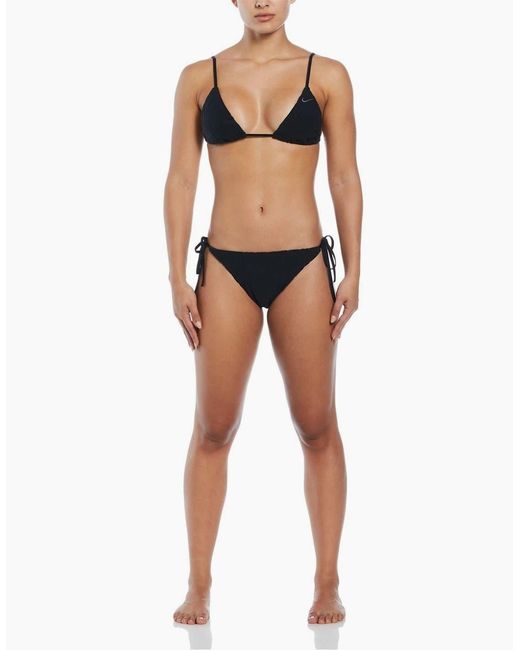 Nike Blue Tie Triangle Bikini Bottom