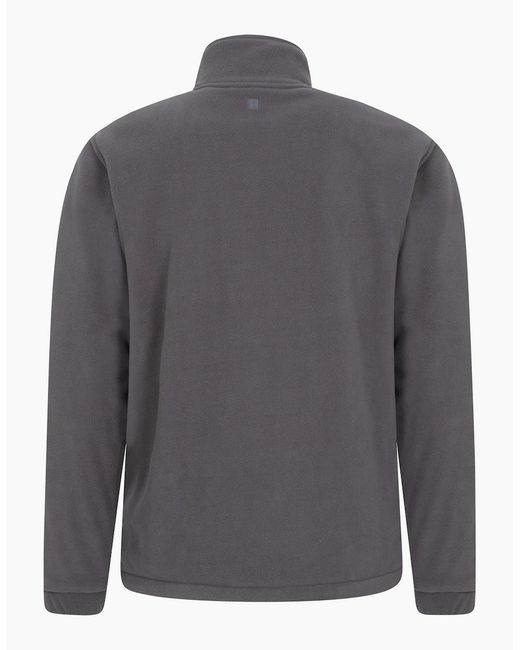 Mountain Warehouse Gray Bernard Ii Windproof Fleece Jacket for men
