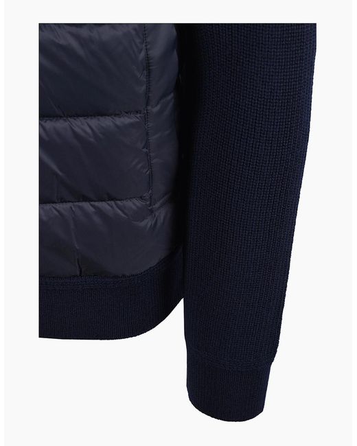 Belstaff Blue Compound Cardigan Jacket Dark Ink for men