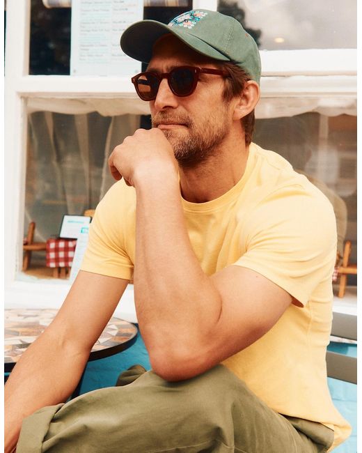 aubi Blue Organic Cotton T-Shirt for men