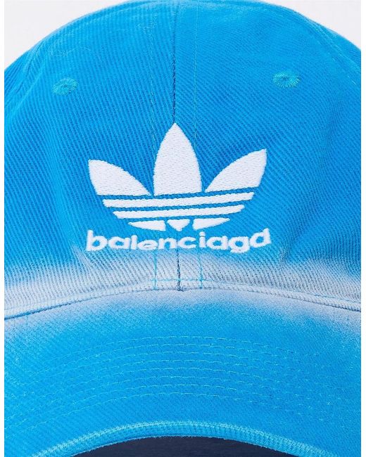Balenciaga Blue X Adidas Co Branding Cap for men