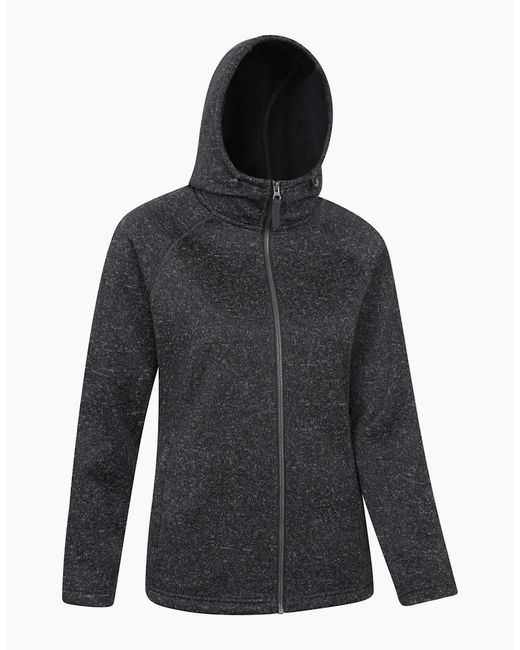 Mountain Warehouse Gray Ladies Nevis Full Zip Hoodie