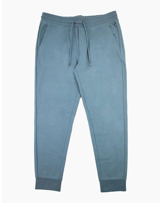 Boss Blue Lamont 92 Rubber Logo Jogging Pants 445 for men