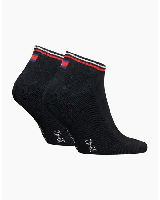 Tommy Hilfiger Blue 2-Pack Tommy Jeans Logo Sports Trainer Socks for men