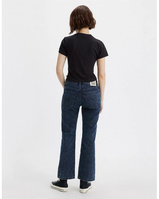 Levi's Blue Levi's Mid Rise Straight Leg Jeans