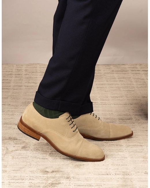 Oswin Hyde Natural Elise Sand Suede for men