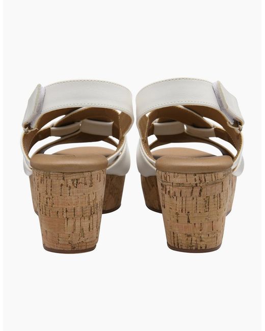 Lotus Metallic Thora Wedge Sandals