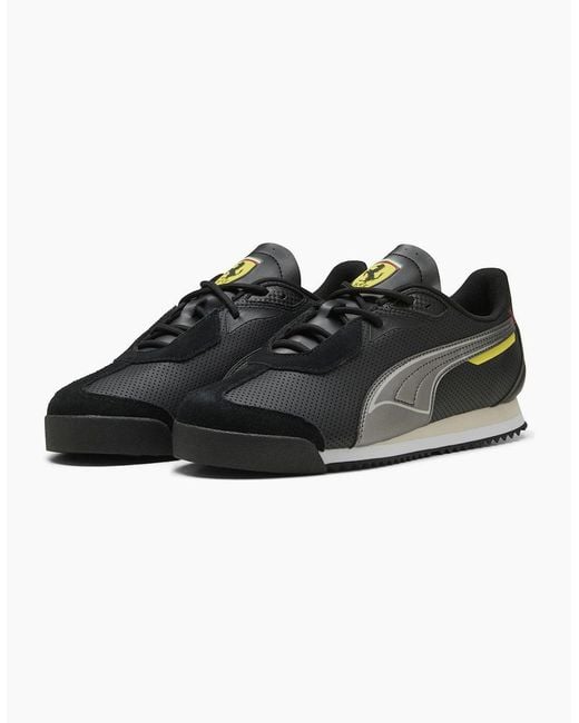 PUMA Black Sf Roma S Classic Low Top Trainers for men