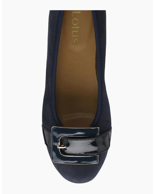 Lotus Blue Tandy Pumps