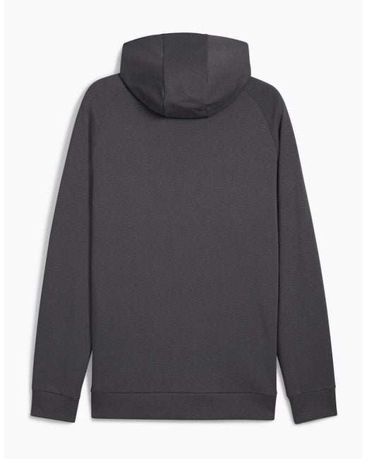 PUMA Gray Tech Overhead Hoodie for men