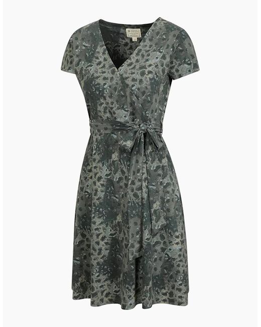 Mountain Warehouse Pink Ladies Santorini Patterned Jersey Uv Protection Dress
